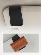Patented Leather Car Air Freshener Visor Clip, Compatible by POMOA