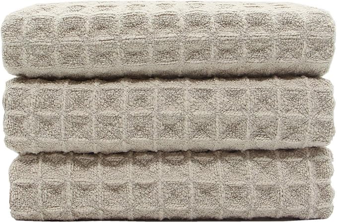 Waffle Weave Absorbent Kitchen Dish Towels - Image 2