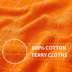 Homaxy 100% Cotton Terry Kitchen Towels, Checkered Designed, Soft and Super - Image 2