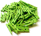 LWR CRAFTS Wooden Mini Clothespins 100 Per Pack 1" 2.5cm - Image 4