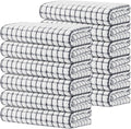 Kitinjoy Cotton 12 Pack Terry Kitchen Towels, 16 x 25 Inches Super Soft and by Kitinjoy