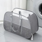 Large Collapsible Laundry Hamper, Breathable Mesh Design, Sturdy Steel Frame by Unknown