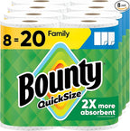Bounty Quick Size Paper Towels, 8 Family Rolls by Bounty