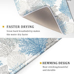 Coastal Blue Gray Dish Drying Pad 18 x 24 Inch - Image 3