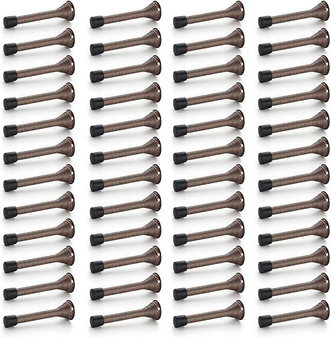 Ravinte Door Stoppers, 48 Pack Spring Door Stops by Ravinte