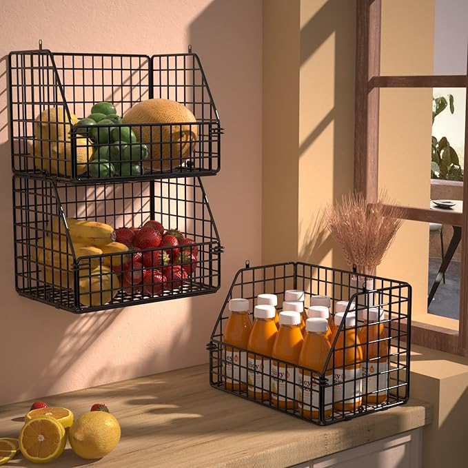 Larger & Deeper Hanging Storage Basket, Closet Organizers and Storage, Hanging - Image 5