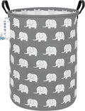 Round waterproof laundry basket, foldable storage basket, laundry Hampers by ONOEV