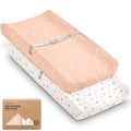 2-Pack Baby Changing Pad Cover for Girl, Boy by KeaBabies
