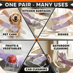 Cat & Dog Washing Gloves for Bathing – 2-in-1 Design Dog Scrubbing Gloves for - Image 5
