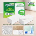 Funtin Thickened Mop Pads for Swiffer Sweeper, Unscented Disposable Mopping - Image 2