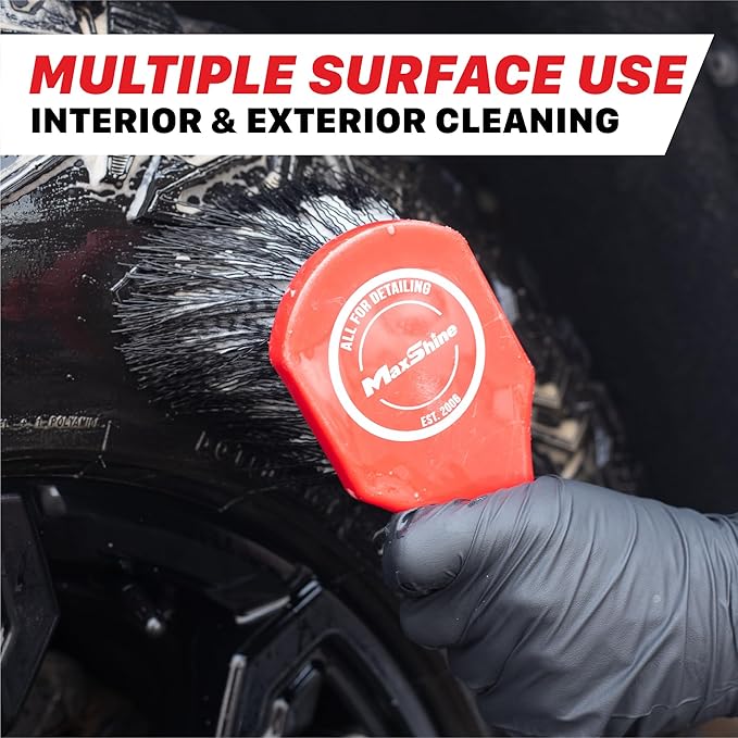 Maxshine Universal Heavy-Duty Tire & Carpet Cleaning Brush – Ultimate Scrubber - Image 6