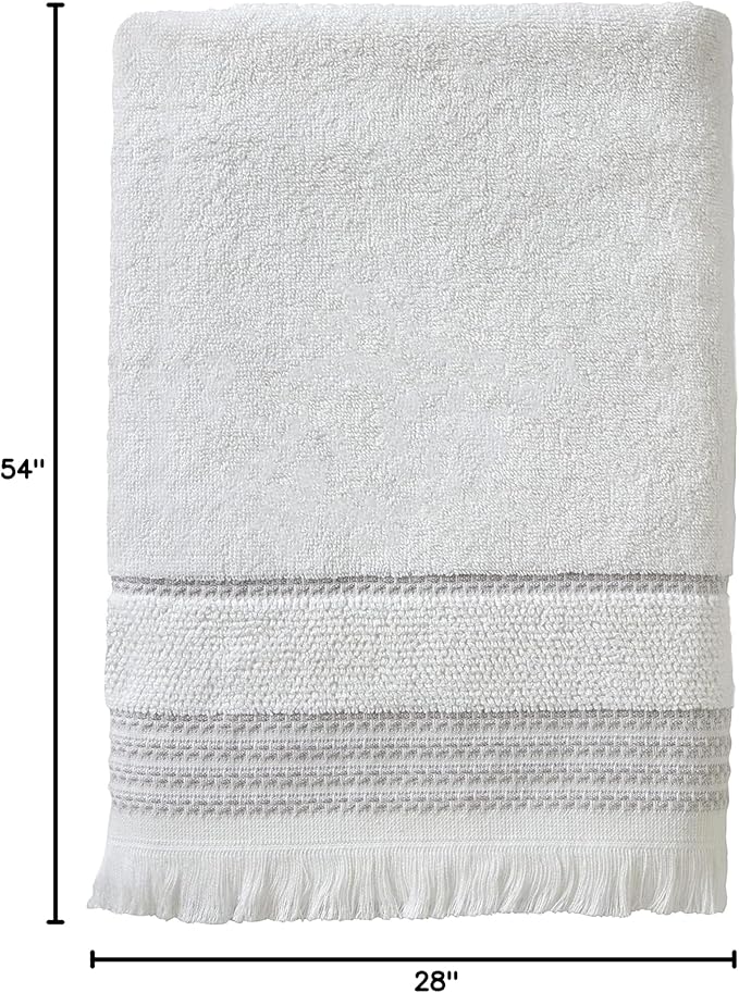 SKL Home Casual Fringe Bath Towel Set - Image 9