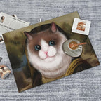 Funny Cat Dish Drying Mat for Kitchen Counter Decor 18x24 Inch Floral Absorbent - Image 8