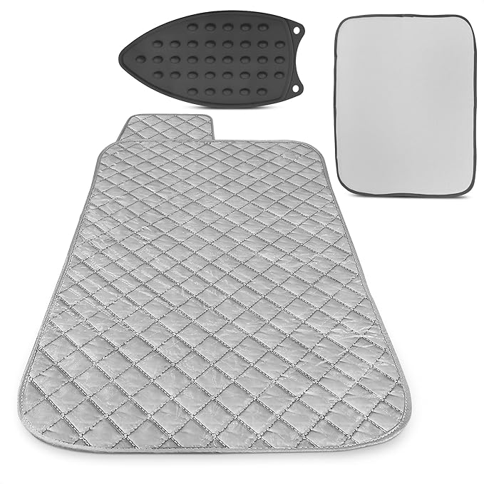 Portable Ironing Mat for Table Top – Foldable Ironing Pad for Table by AZZORI