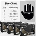 Disposable Nitrile Gloves, Chemical Resistant, Powder and Latex Free, Food Safe - Image 3