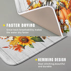 Hello Fall Sunflowers Dish Drying Mat - Image 3
