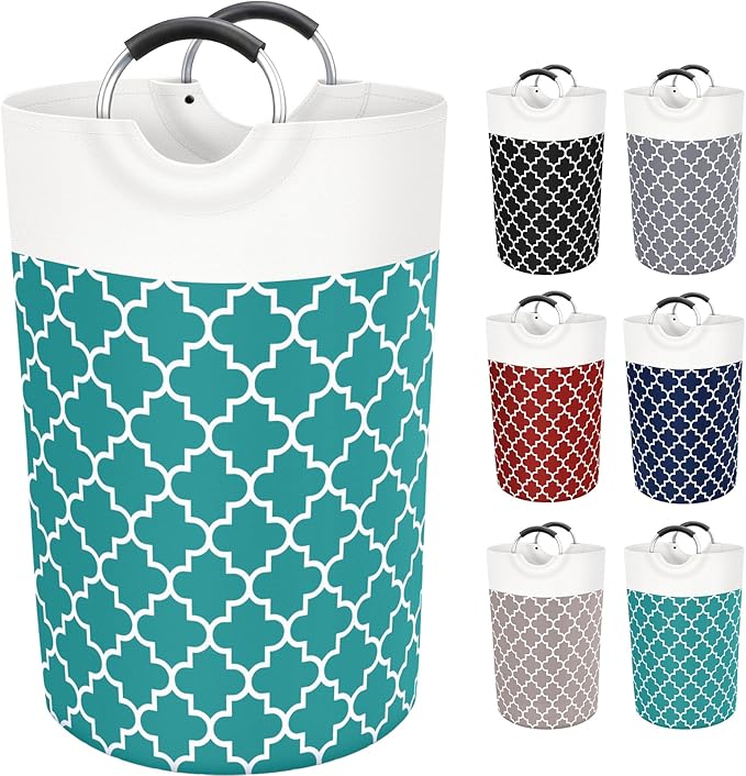 Large Laundry Basket Laundry Hamper Bag Washing Bin Clothes Bag Collapsible Tall by Fabspace