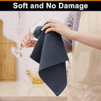 Homaxy 100% Cotton Kitchen Towels and Dishcloths Set - Image 4