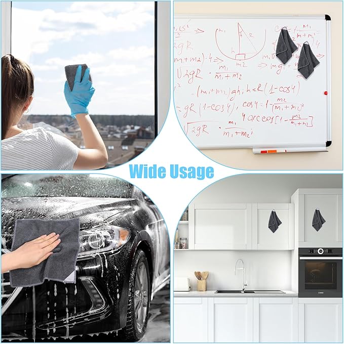 4 Pack Magnetic Cleaning Cloth Microfiber Dry Erase Eraser Board Cleaner - Image 7