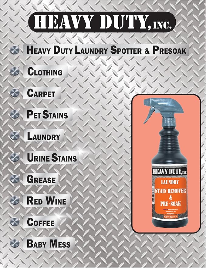Heavy Duty Laundry Stain Remover & Pre-Soak Spray - Image 7