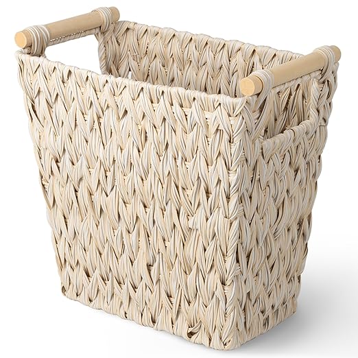 GRANNY SAYS Wicker Trash Can, Waste Basket by GRANNYSAYS
