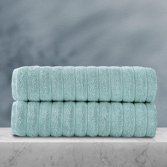 Classic Turkish Towels CTT Premium 2 Pack Bath Towels Set, Made - Image 5