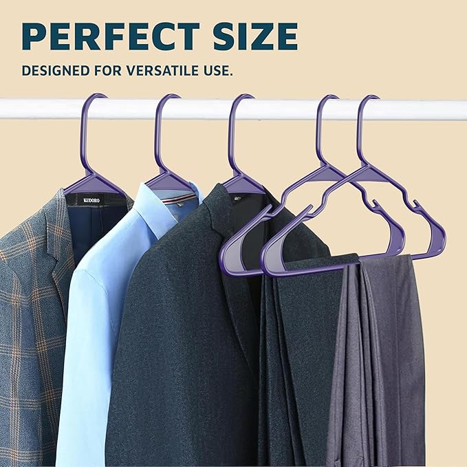 Plastic Clothes Hangers – Heavy Duty Hanger Set, - Image 10