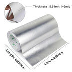 BOMEI PACK Adhesive Aluminum Foil Heat Shield Tape 10inch x 66ft Barrier - Image 2