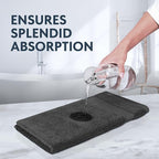 White Classic Luxury Charcoal Hand Towels - Image 4