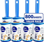 Lint Rollers for Pet Hair Extra Sticky, 800 Sheets Mega Value Set Lint Rollers by AlbatrossHealthNewEngland