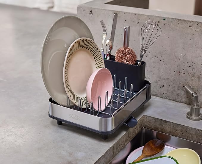 Joseph Joseph Extend Slim Steel Expandable Dish Drying Rack - Image 3