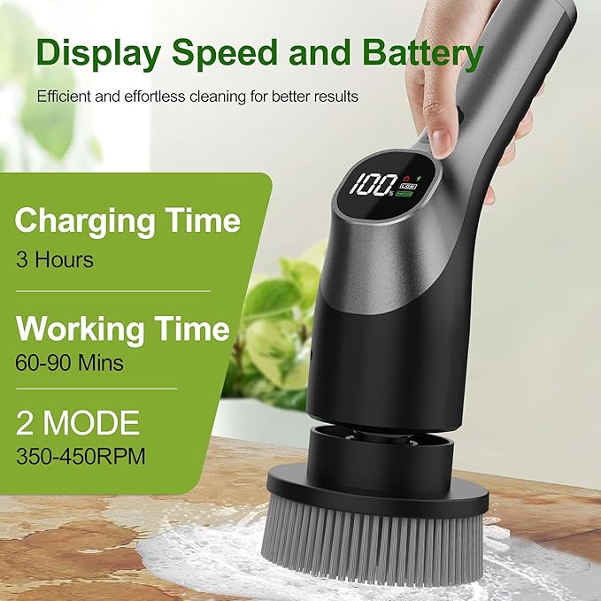 Electric Spin Scrubber, Shower Scrubber - Image 2