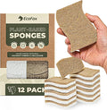 Plant-Based Kitchen Sponges | FSC-Certified & PETA Approved | Natural Cellulose by EcoFox