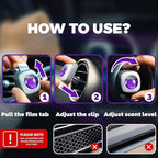 Air Jungles Lavender Scent Car Air Freshener Vent Clip, Natural Essential Oil - Image 3