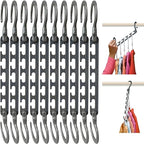 Wonder Hanger Max 10-Pack Space Saving Hangers, Reinforced Hooks Swivels 360° by WONDERHANGER