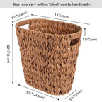 GRANNY SAYS Wicker Trash Can, Bathroom Trash Can - Image 5
