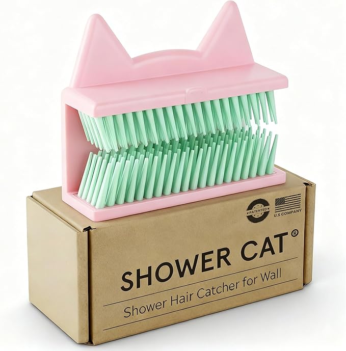 Hair Catcher Shower Wall, Hair Trap by SHOWERCAT