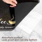 Absorbent Coffee Mat, Fashion Dish Drying Mat - Image 8