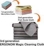 Magic Glass Cleaning Cloth 10 Pcs - Image 2