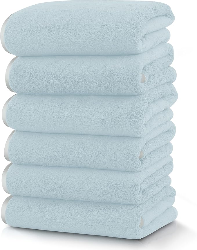 TENSTARS Silk Hemming Hand Towels by TENSTARS