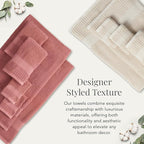 NY Loft 100% Cotton 4 Pack Bath Towel Set| Super Soft & Absorbent Quick-Dry - Image 5