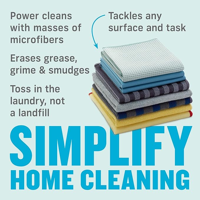 E-Cloth Home Cleaning Set, Premium Microfiber Cleaning Cloth, Household - Image 9