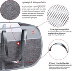 pop-up laundry basket，with Durable Handles collapsible Mesh laundry Hamper - Image 3