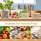 Barydat 4 Pcs Square Food Storage Containers - Image 4