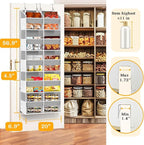 Over The Door Organizer, 5-Tier Extra Large Behind Door Storage - Image 3