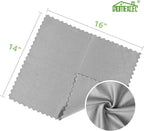 HOMEXCEL Grey Microfiber Glass Cleaning Cloths-6PK, Stainless Steel, Premium - Image 7