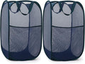 2 Pack Durable Collapsible Laundry Baskets by Bemkoo
