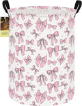 HUNRUNG Laundry Hamper, Large Canvas Fabric Lightweight Storage Basket Toy by HUNRUNG