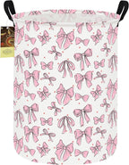 HUNRUNG Laundry Hamper, Large Canvas Fabric Lightweight Storage Basket Toy by HUNRUNG