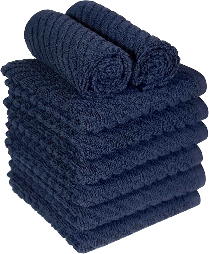 Bumble Towels Premium Kitchen Dish Cloths | 8 Pack | Diagonal Deluxe Dish Cloth - Image 4